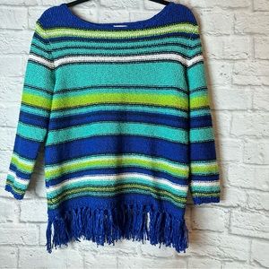 Ruby Road Favorites Tape Yarn Sweater